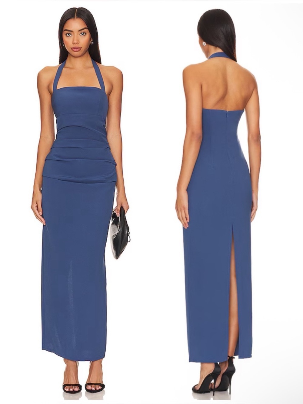 LIONESS 1999 Maxi Dress in Navy Size XXS